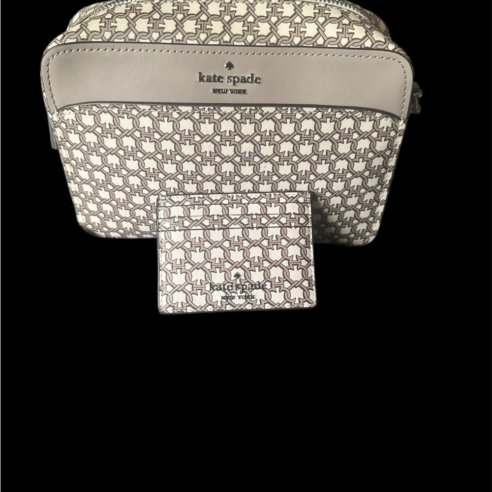 Kate Spade Link Crossbody w/card holder EUC - Picture 3 of 7